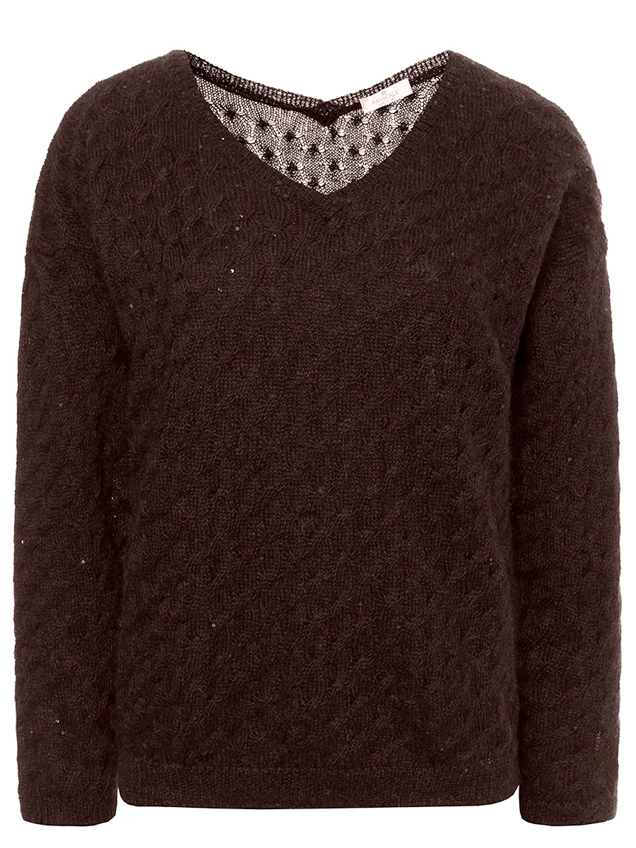 Пуловер шерстяной