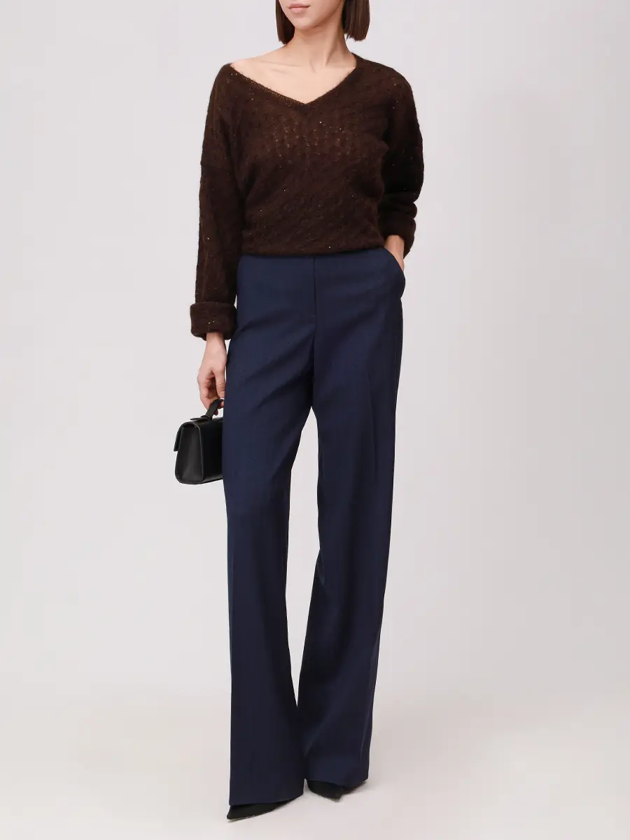 Пуловер шерстяной