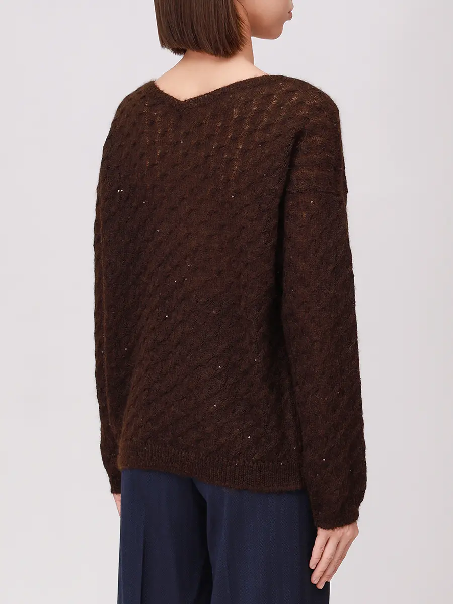 Пуловер шерстяной