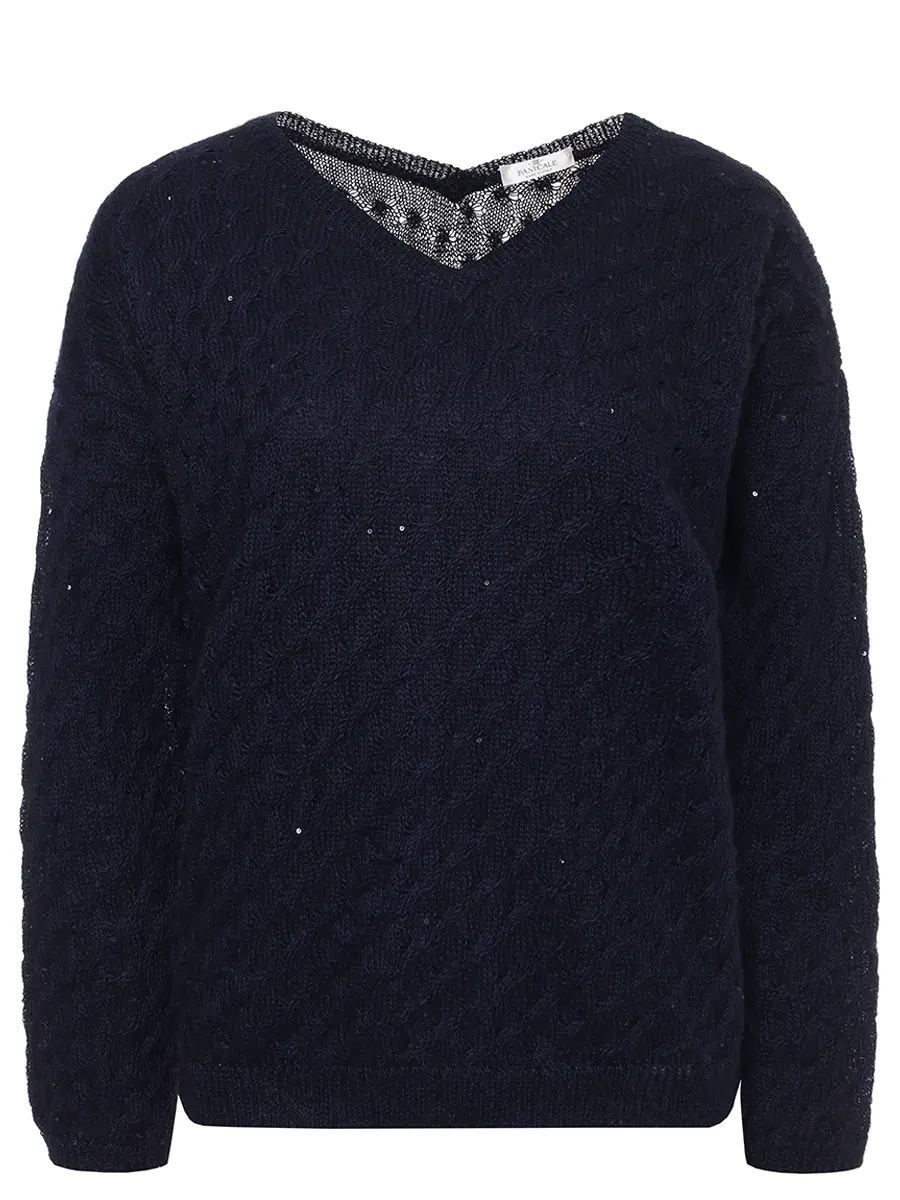 Пуловер шерстяной