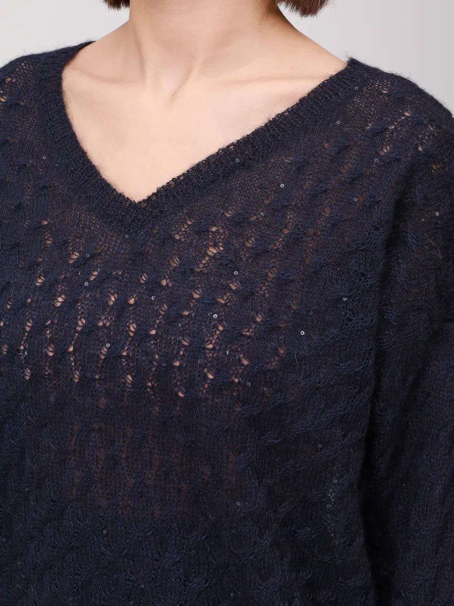 Пуловер шерстяной