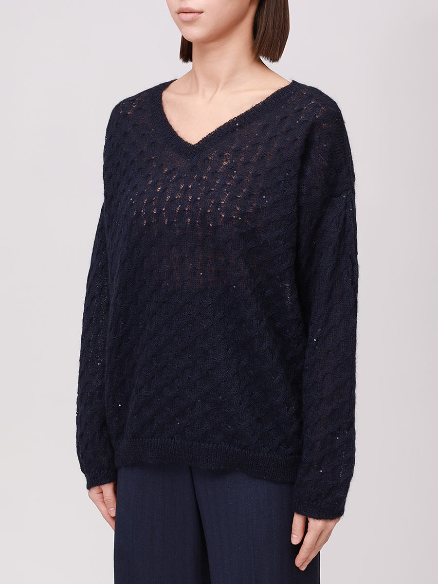 Пуловер шерстяной