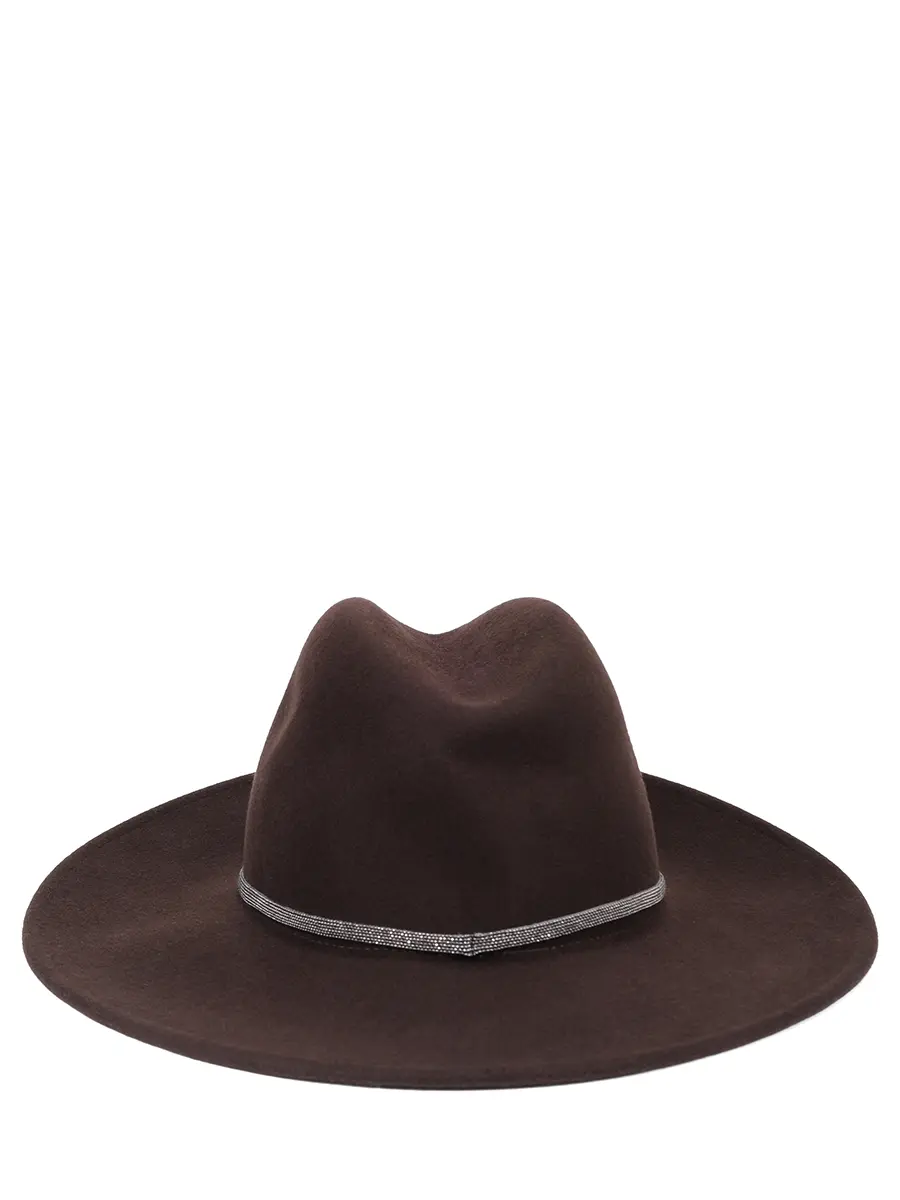 Шляпа из шерсти и кашемира