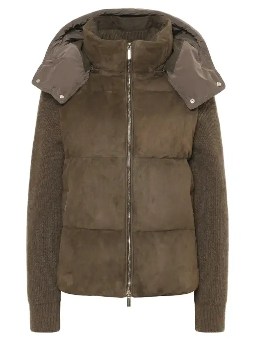 Пуховик комбинированный MOORER