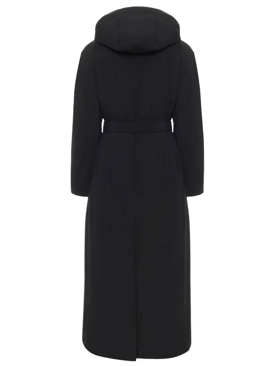 Пуховик однотонный