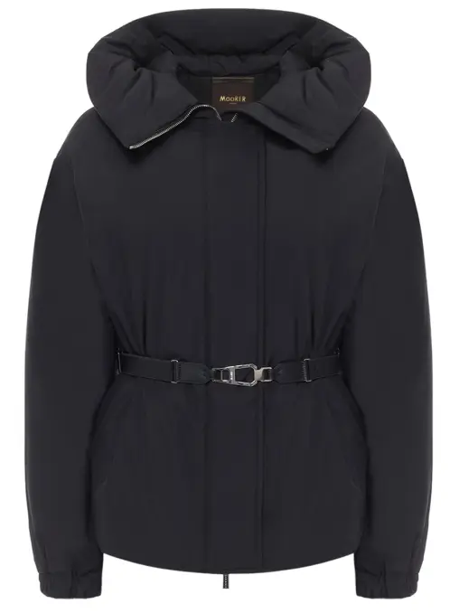 Пуховик однотонный MOORER