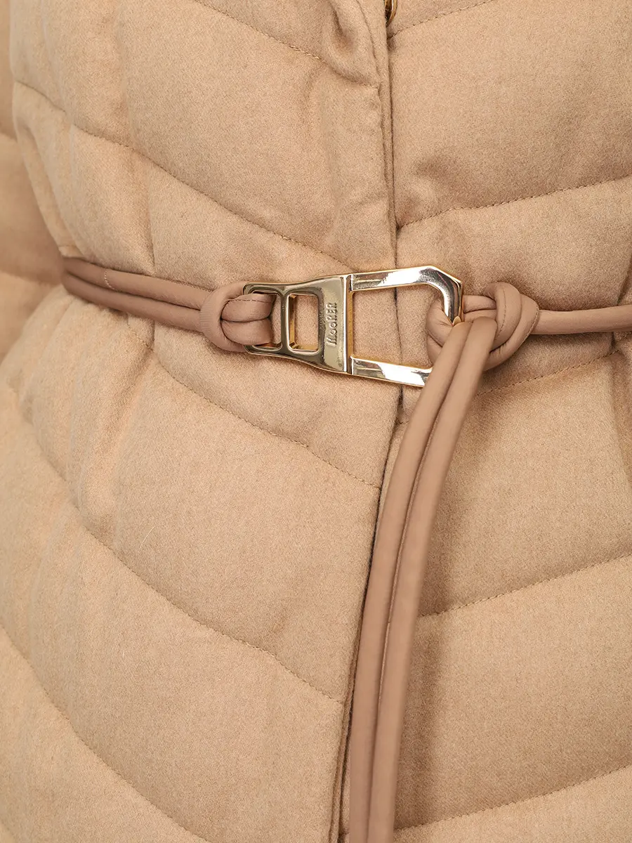 Пуховик шерстяной