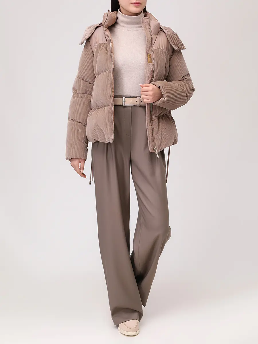 Пуховик стеганый