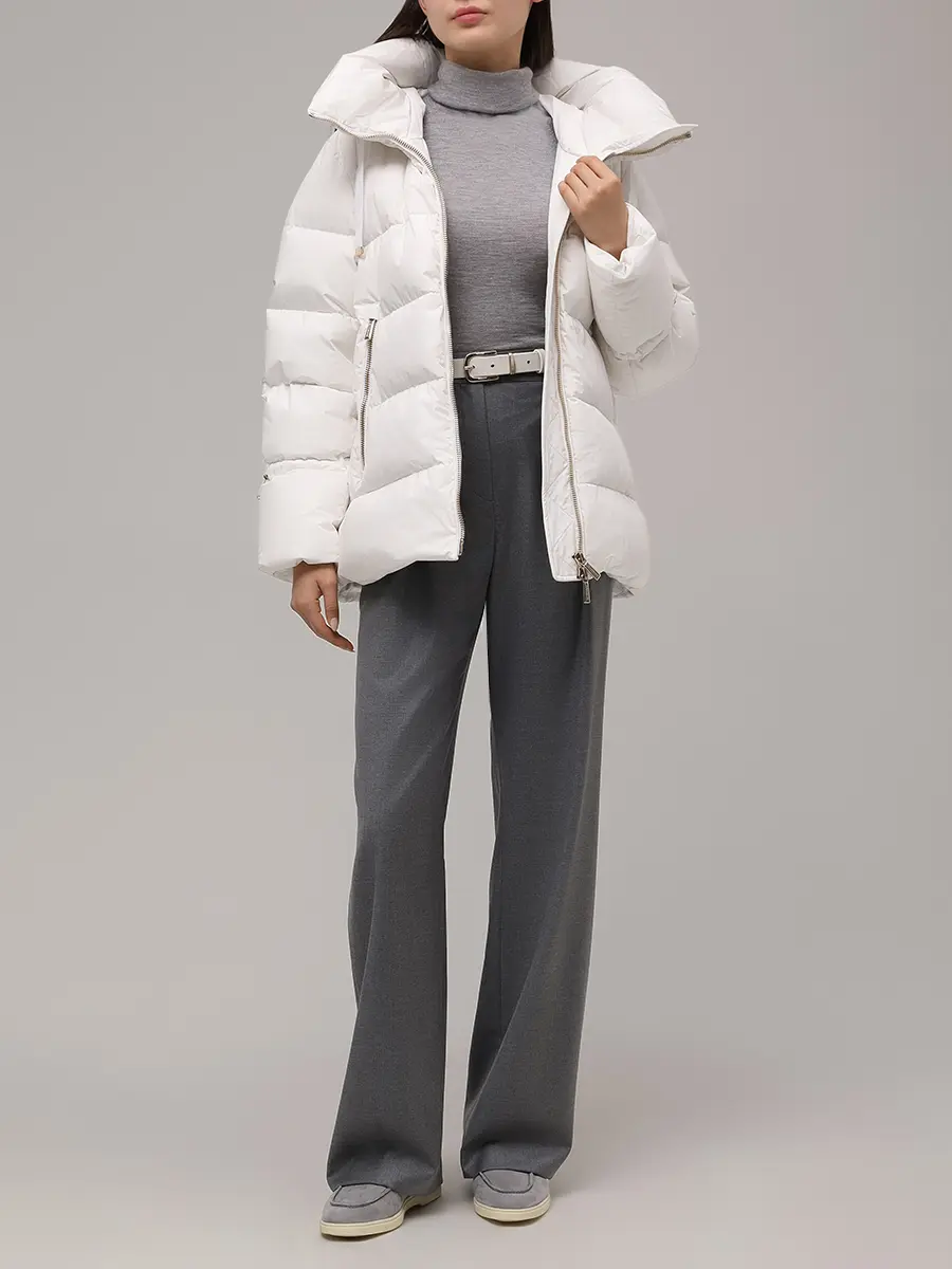 Пуховик стеганый