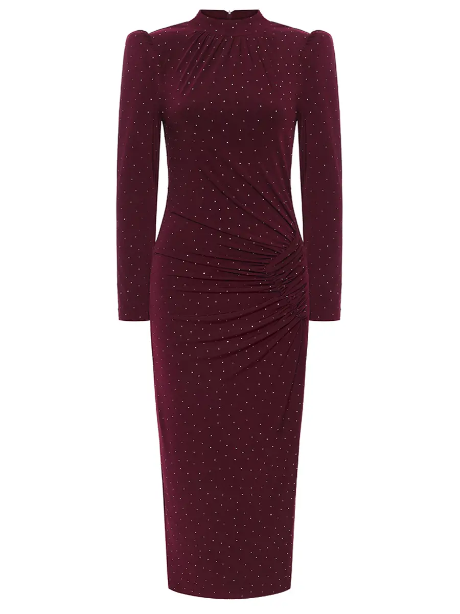 Платье однотонное