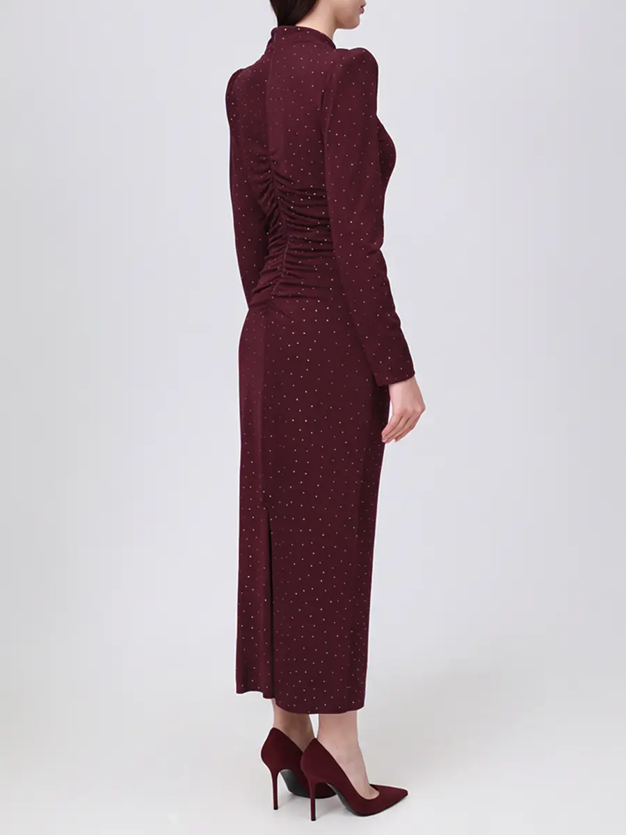 Платье однотонное