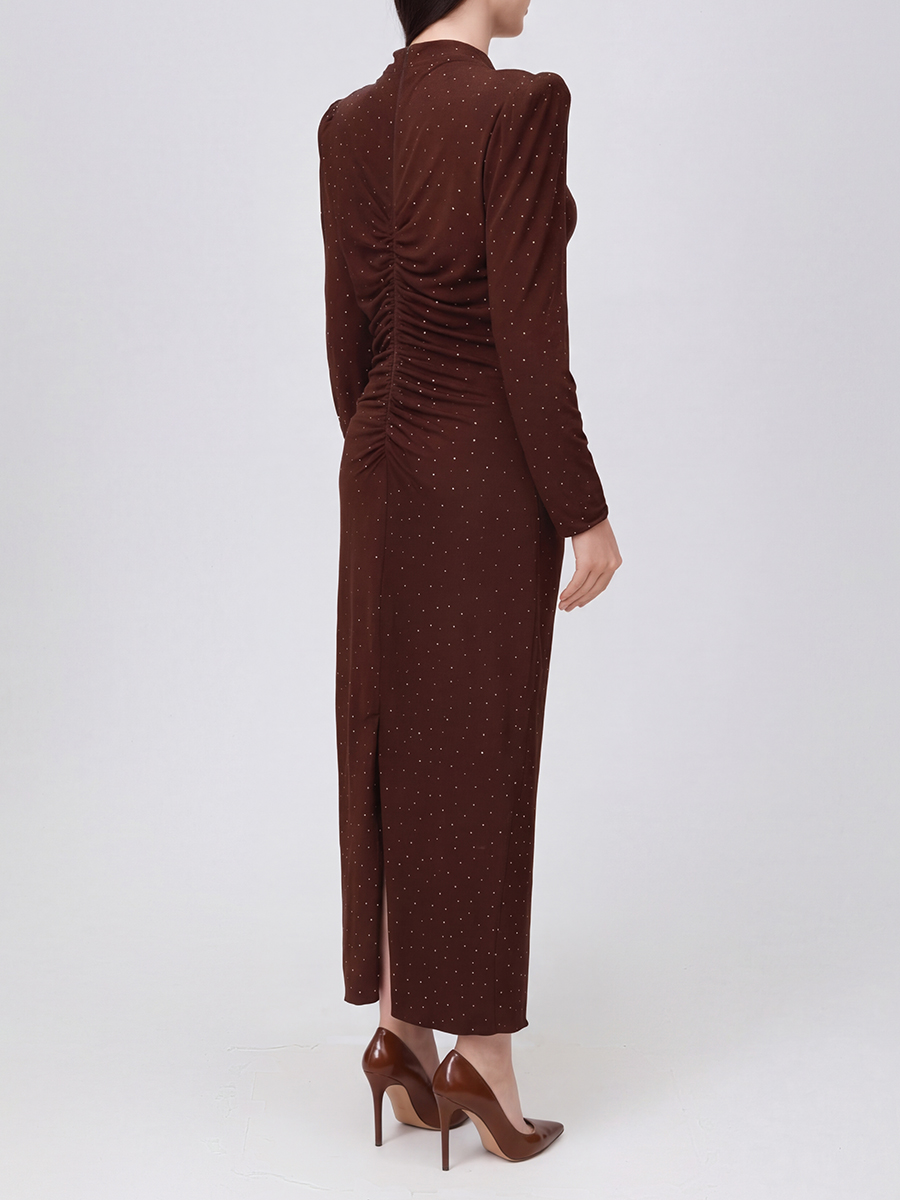 Платье однотонное