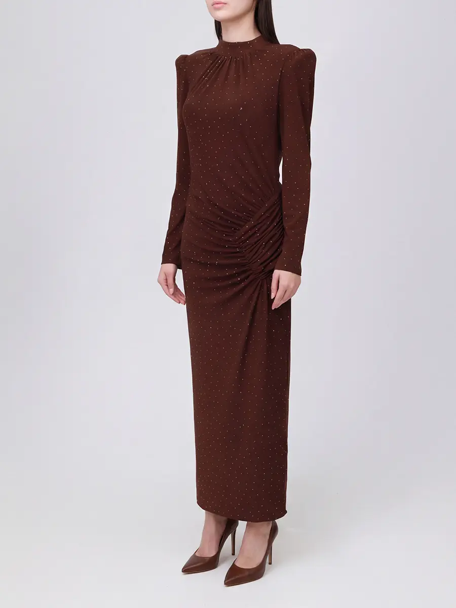 Платье однотонное