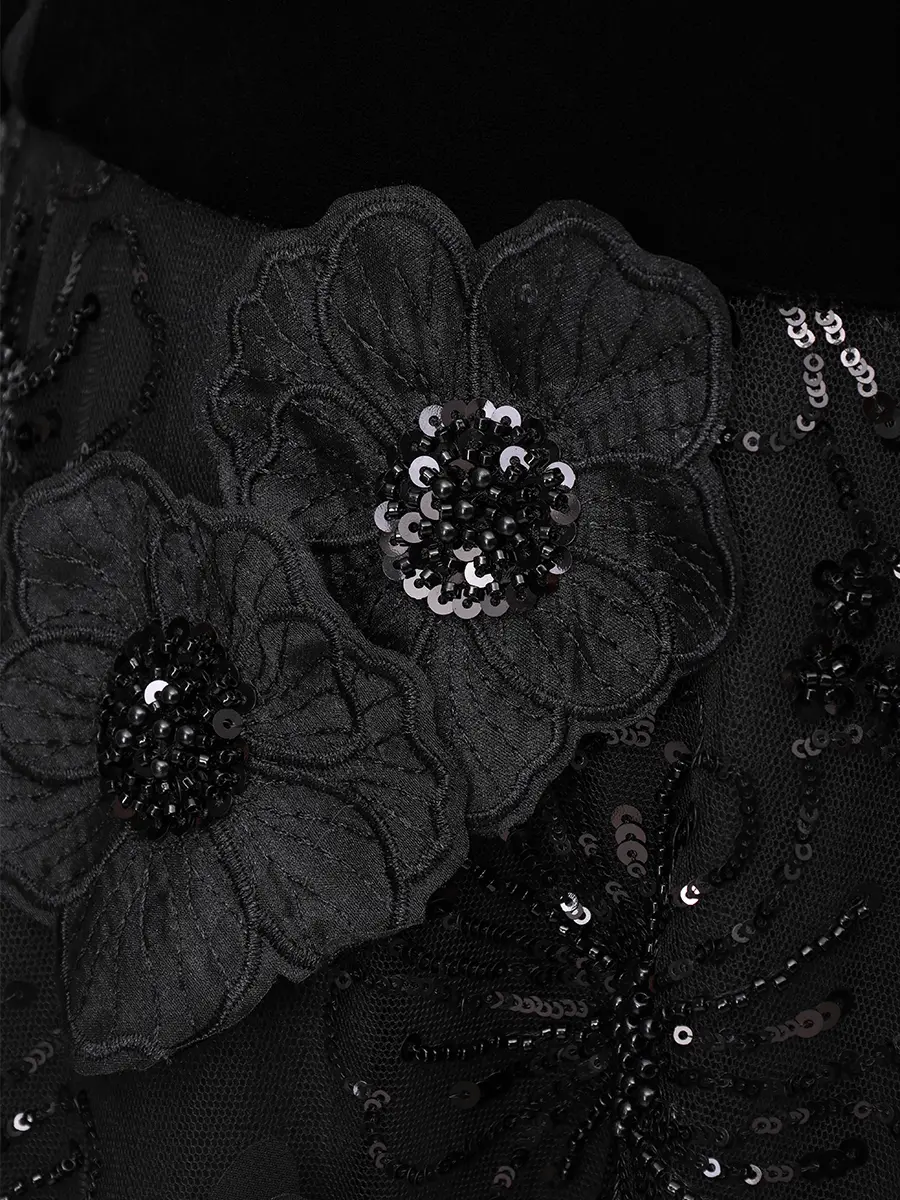 Платье комбинированное