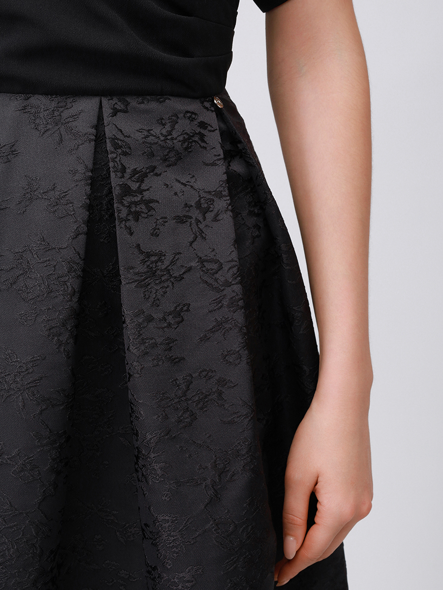 Платье комбинированное