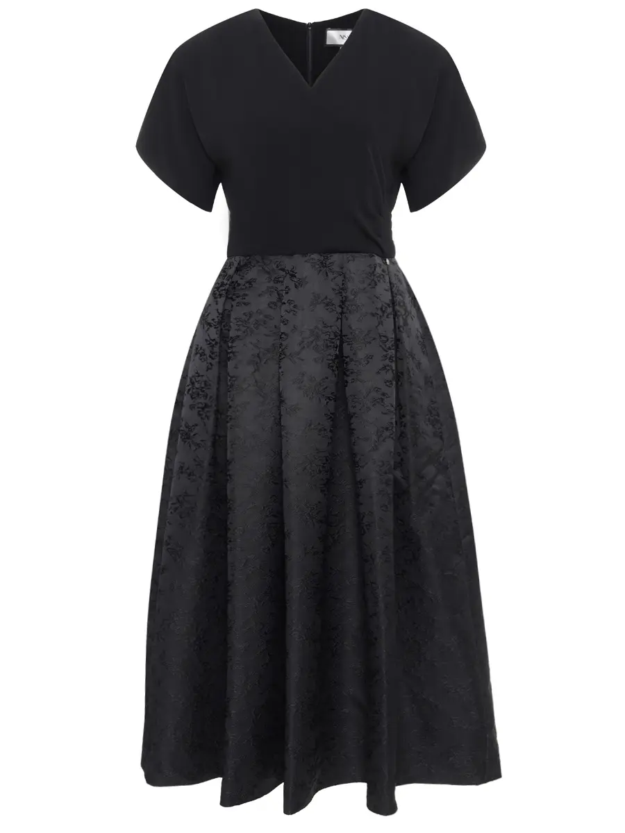 Платье комбинированное