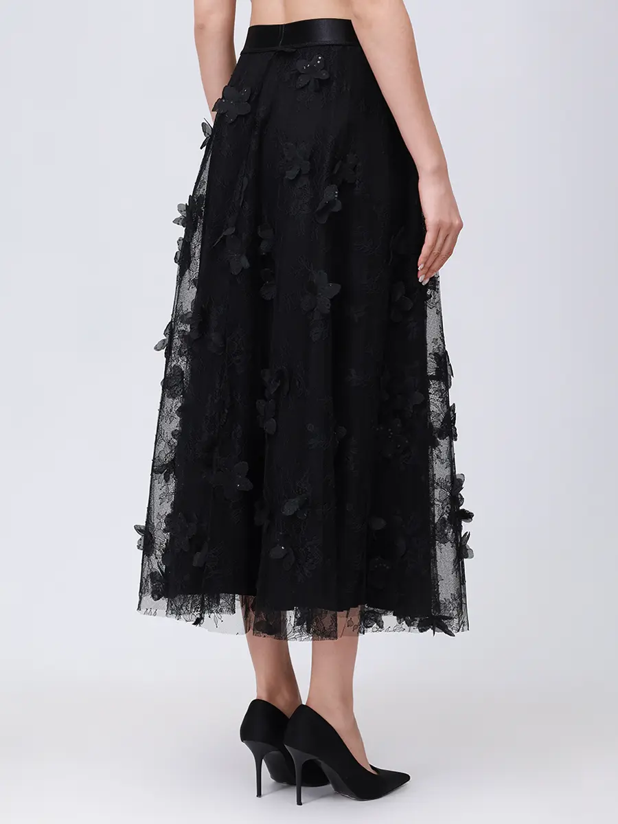 Юбка кружевная