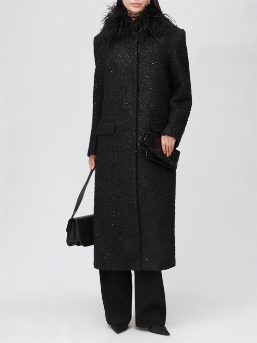 Пальто с пайетками NISSA