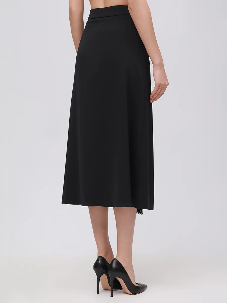 Юбка с кружевом