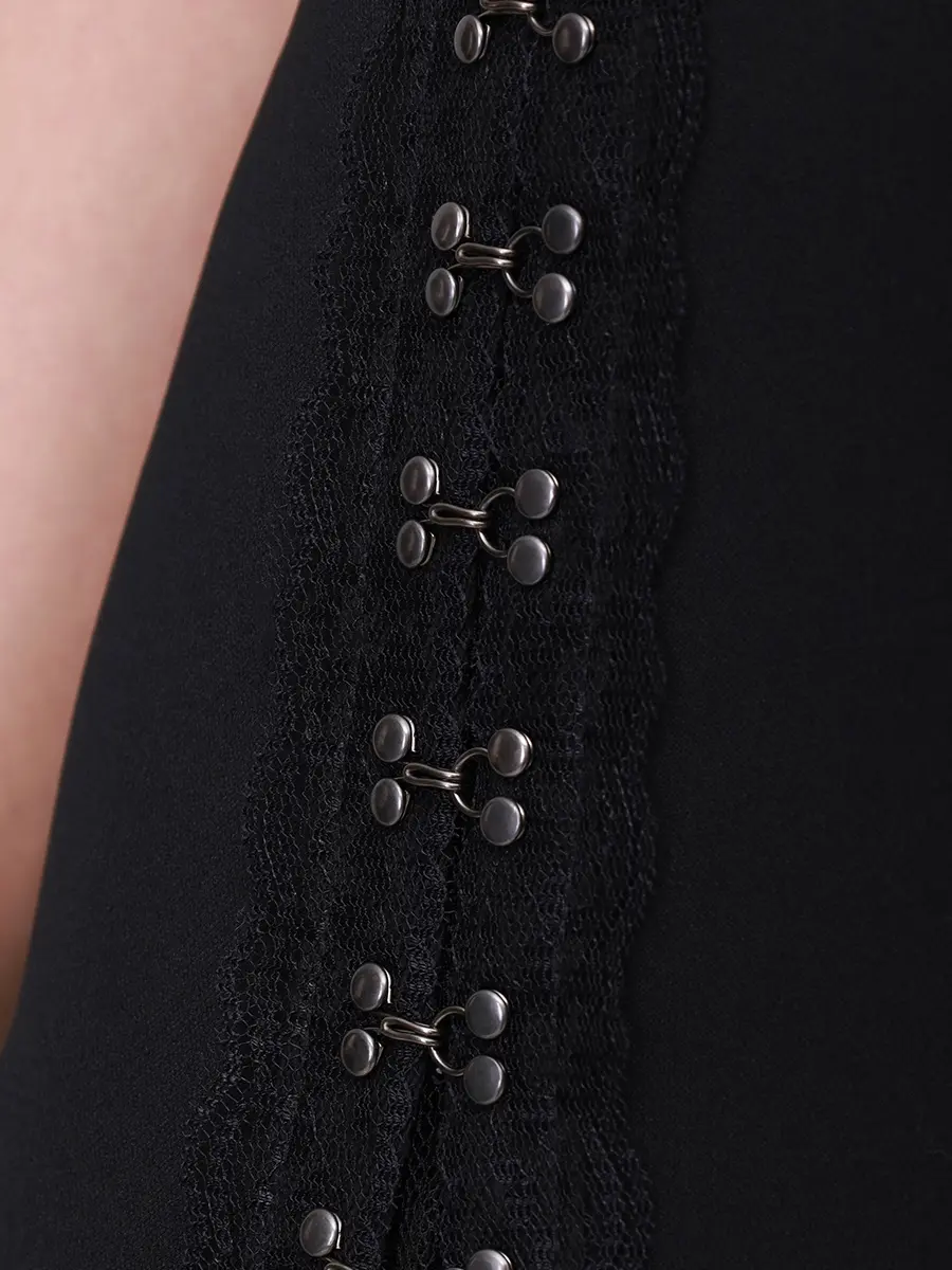 Юбка с кружевом