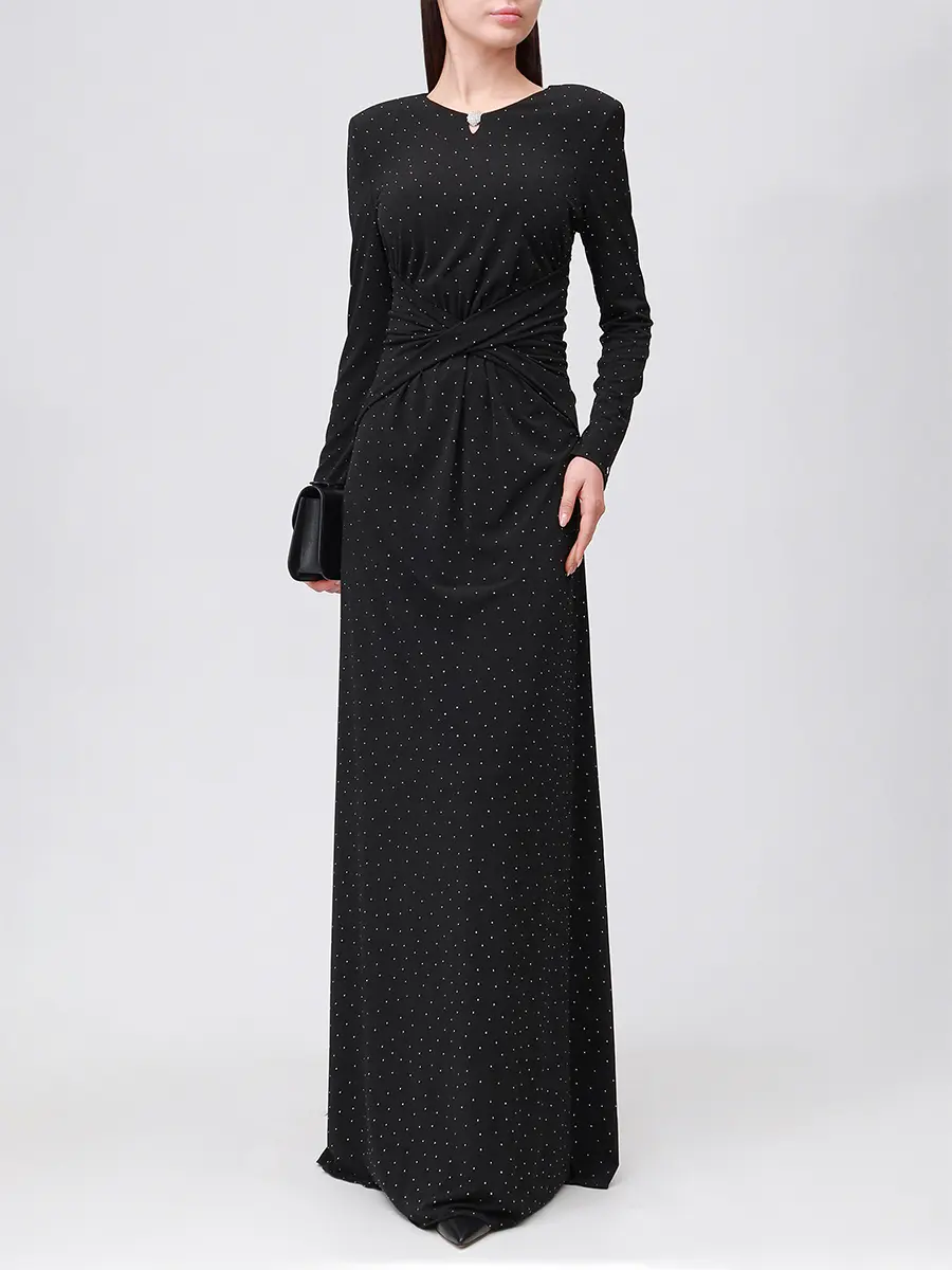 Платье однотонное