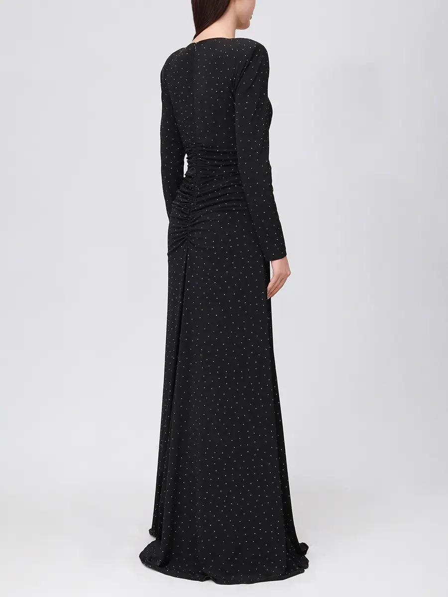 Платье однотонное