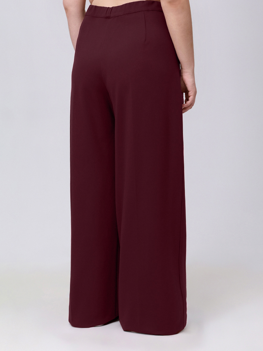 Брюки однотонные