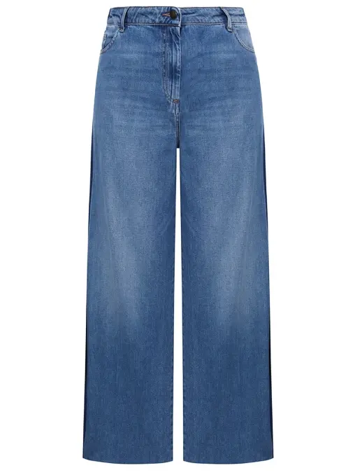 Джинсы из хлопка и лиоцелла PERSONA BY MARINA RINALDI