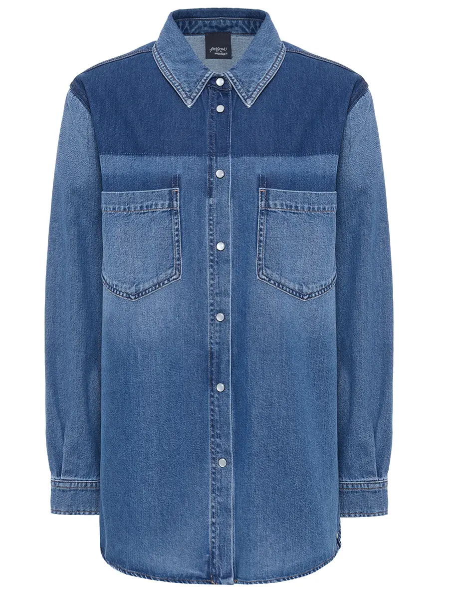 Рубашка джинсовая