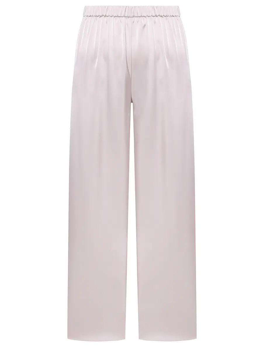 Брюки атласные