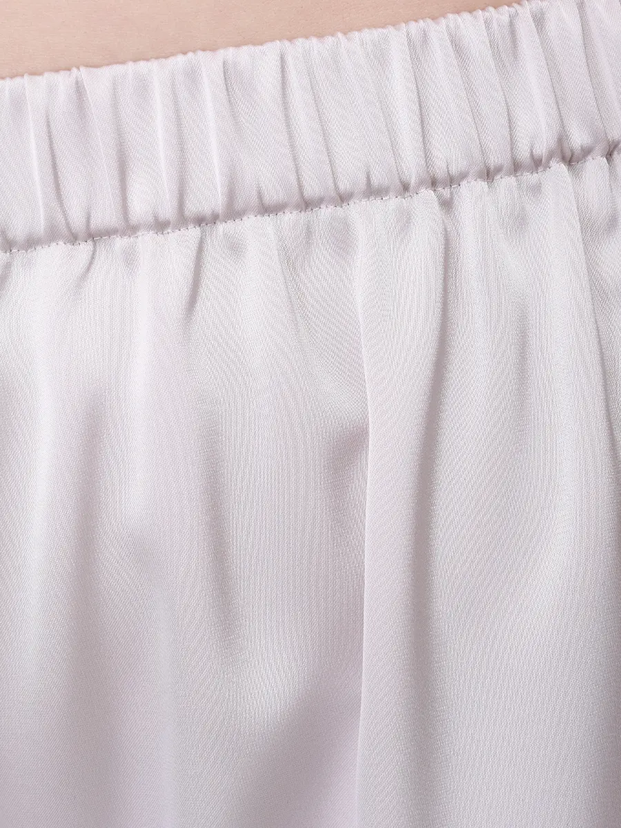 Брюки атласные