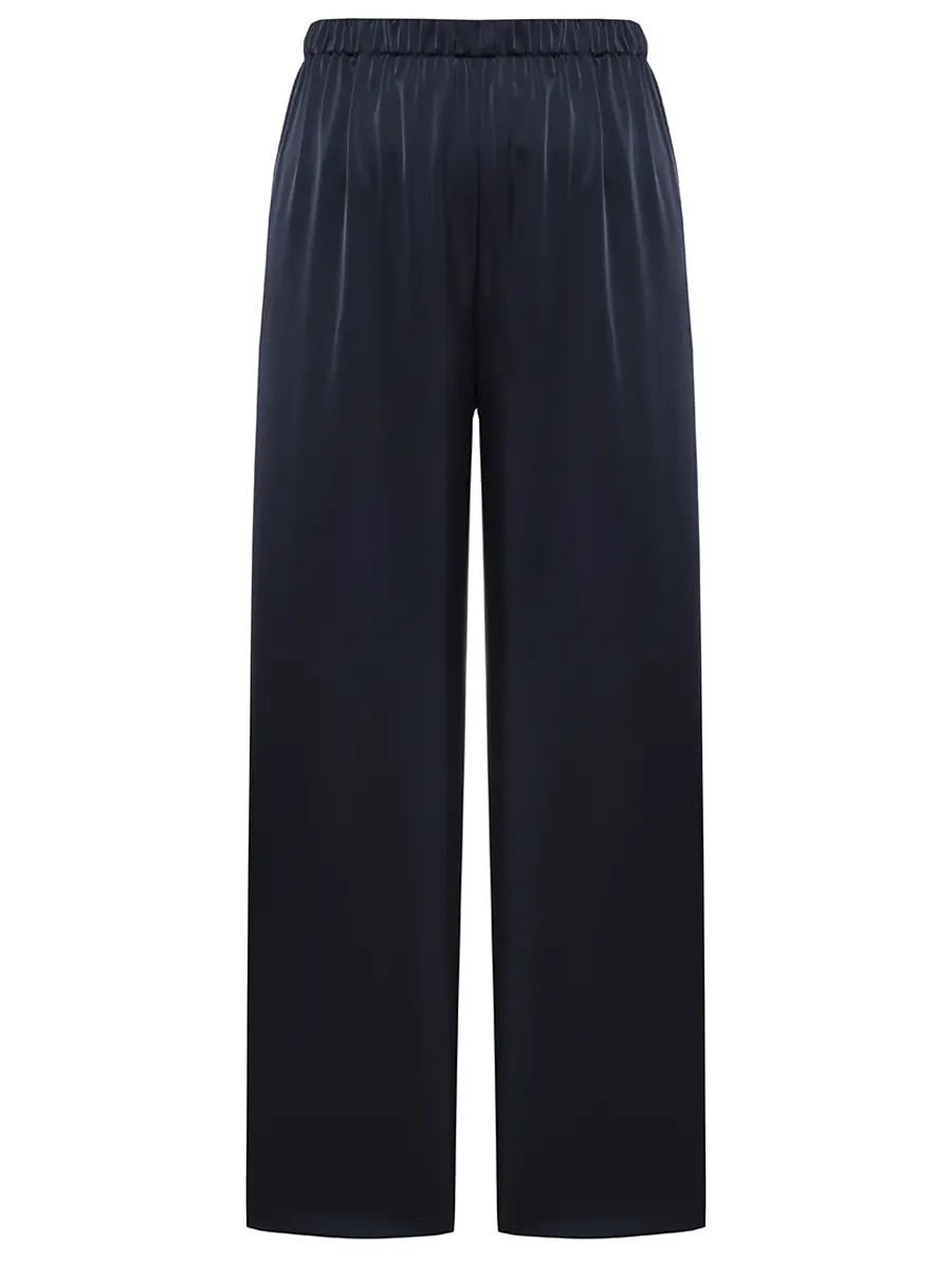 Брюки атласные