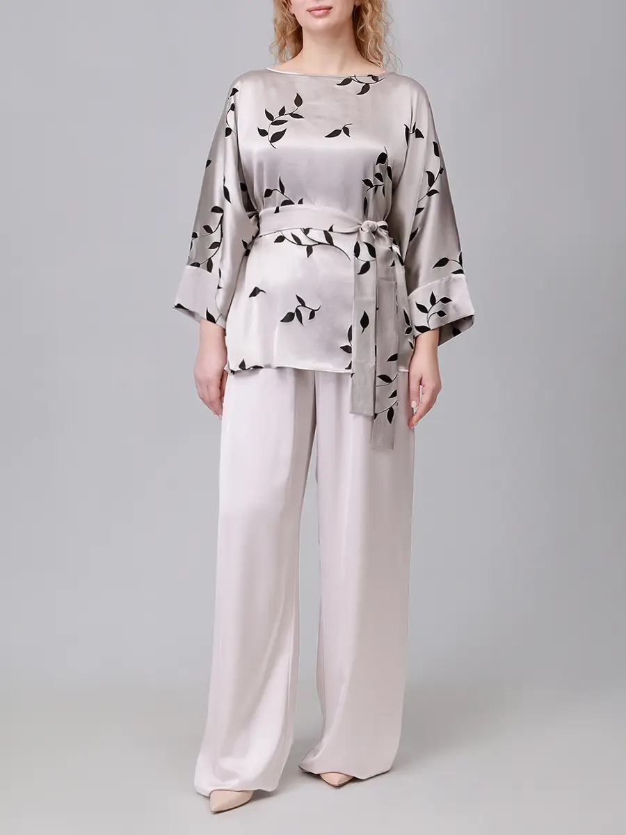 Блуза с принтом