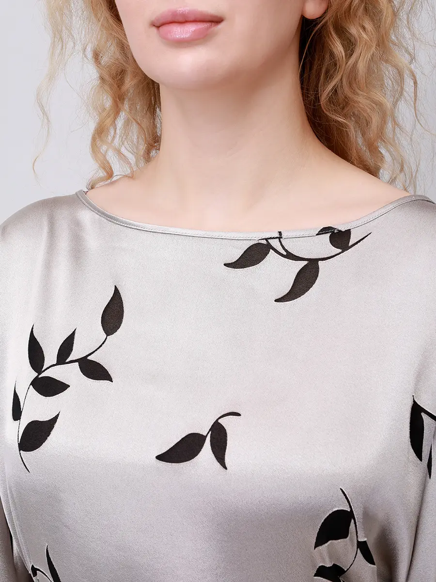 Блуза с принтом