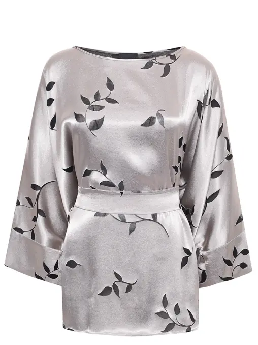 Блуза с принтом PERSONA BY MARINA RINALDI
