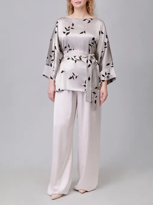 Блуза с принтом PERSONA BY MARINA RINALDI