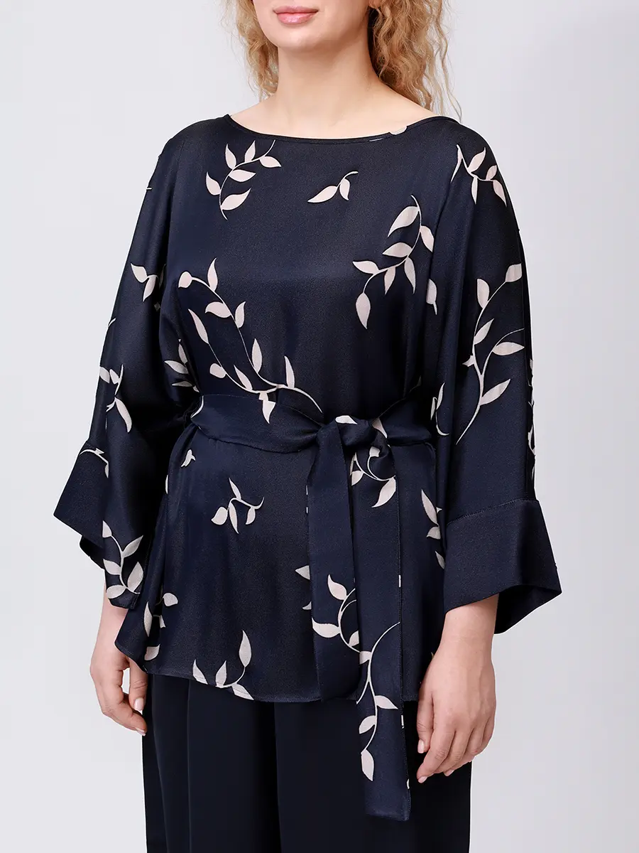 Блуза с принтом