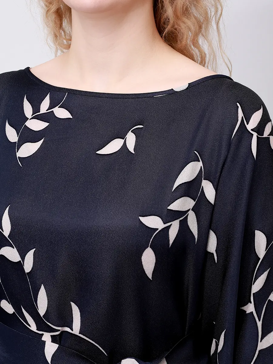 Блуза с принтом