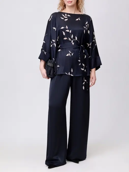 Блуза с принтом PERSONA BY MARINA RINALDI