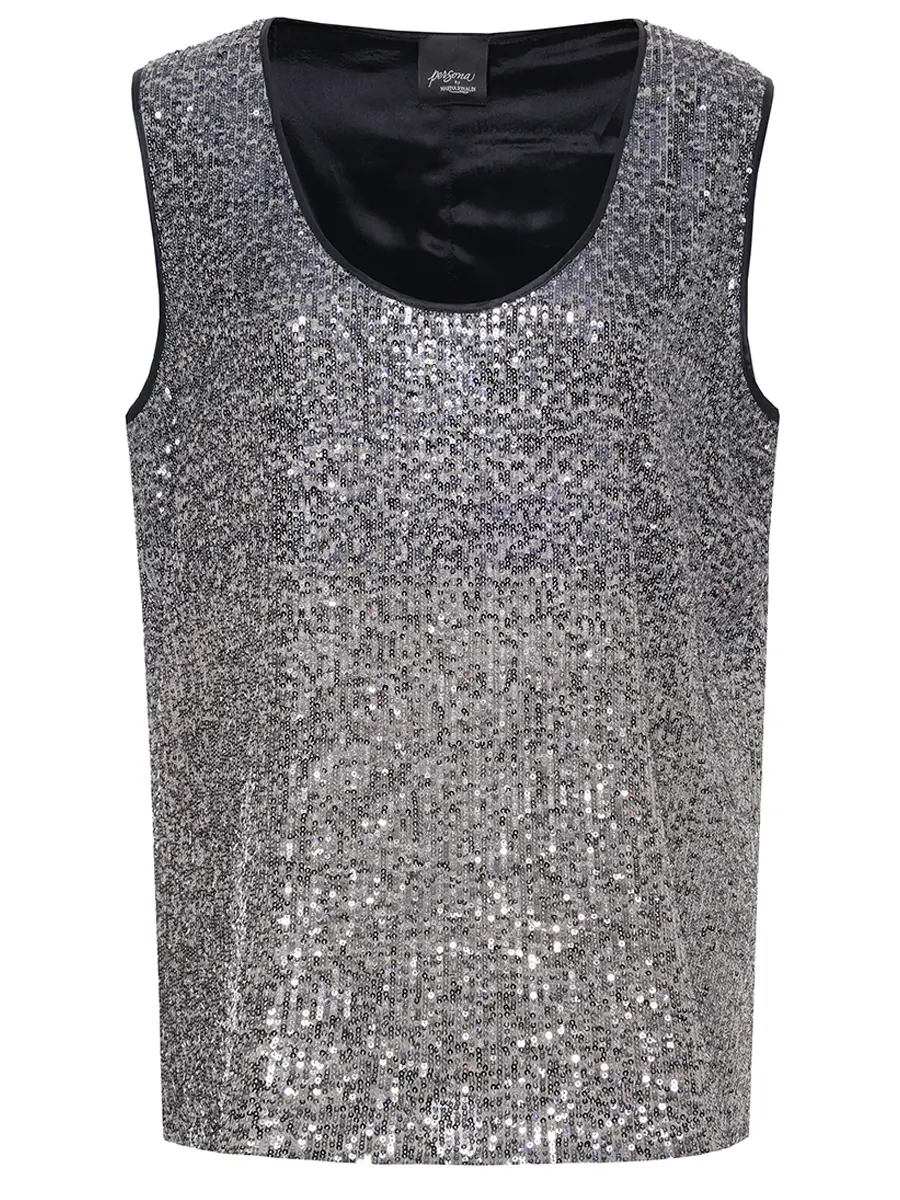 Топ с пайетками