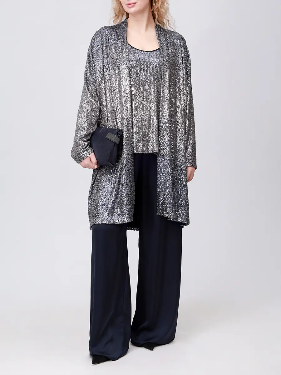 Топ с пайетками