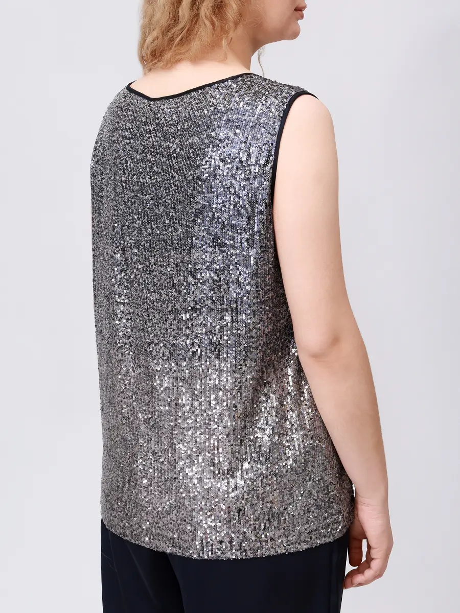 Топ с пайетками