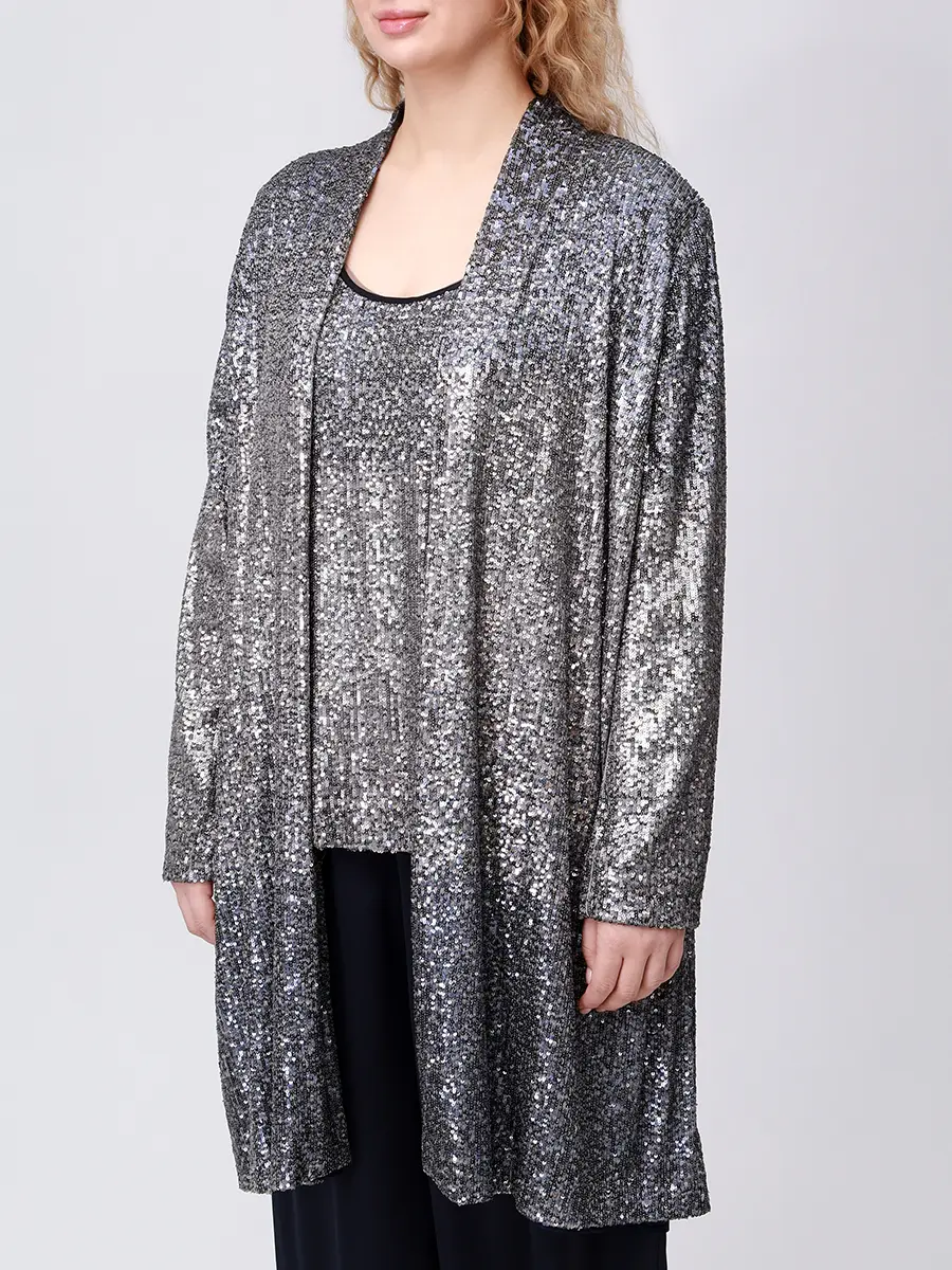 Кардиган с пайетками
