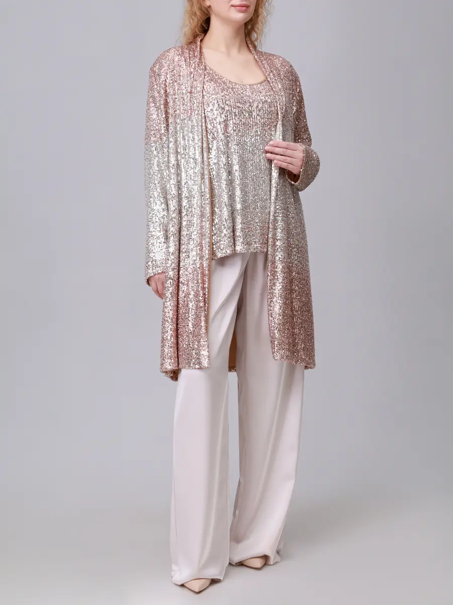 Кардиган с пайетками