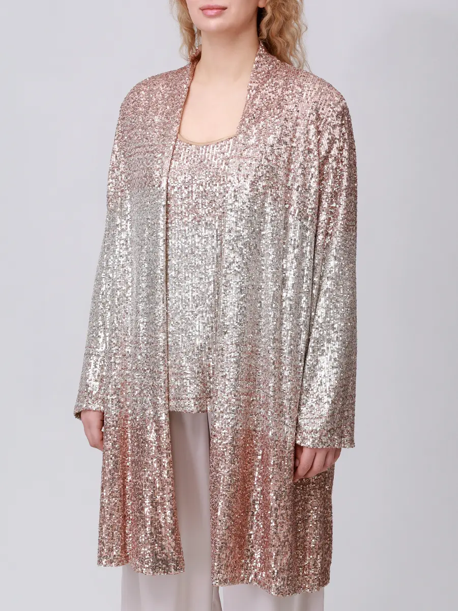 Кардиган с пайетками