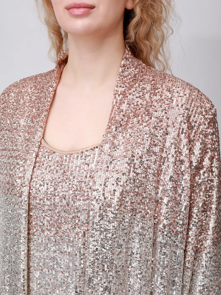 Кардиган с пайетками