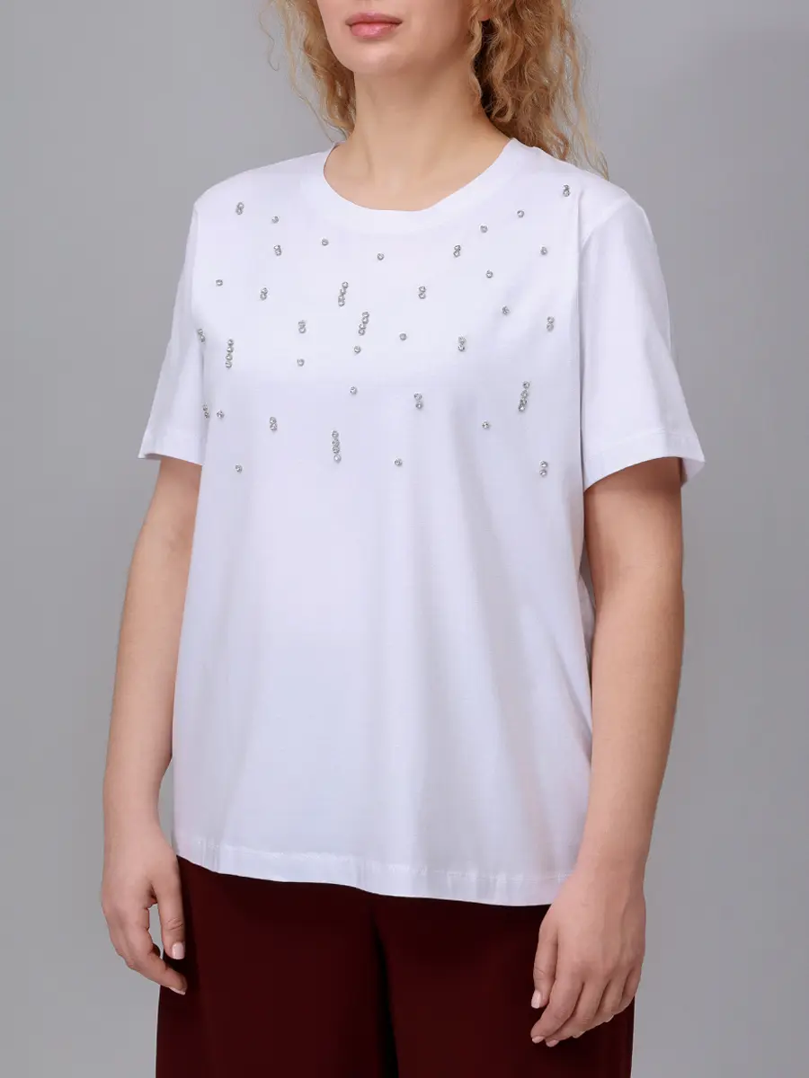 Футболка с кристаллами