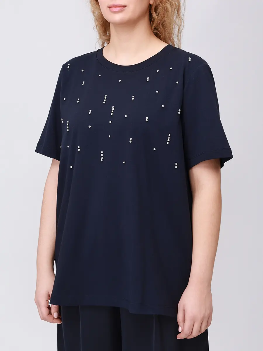 Футболка с кристаллами