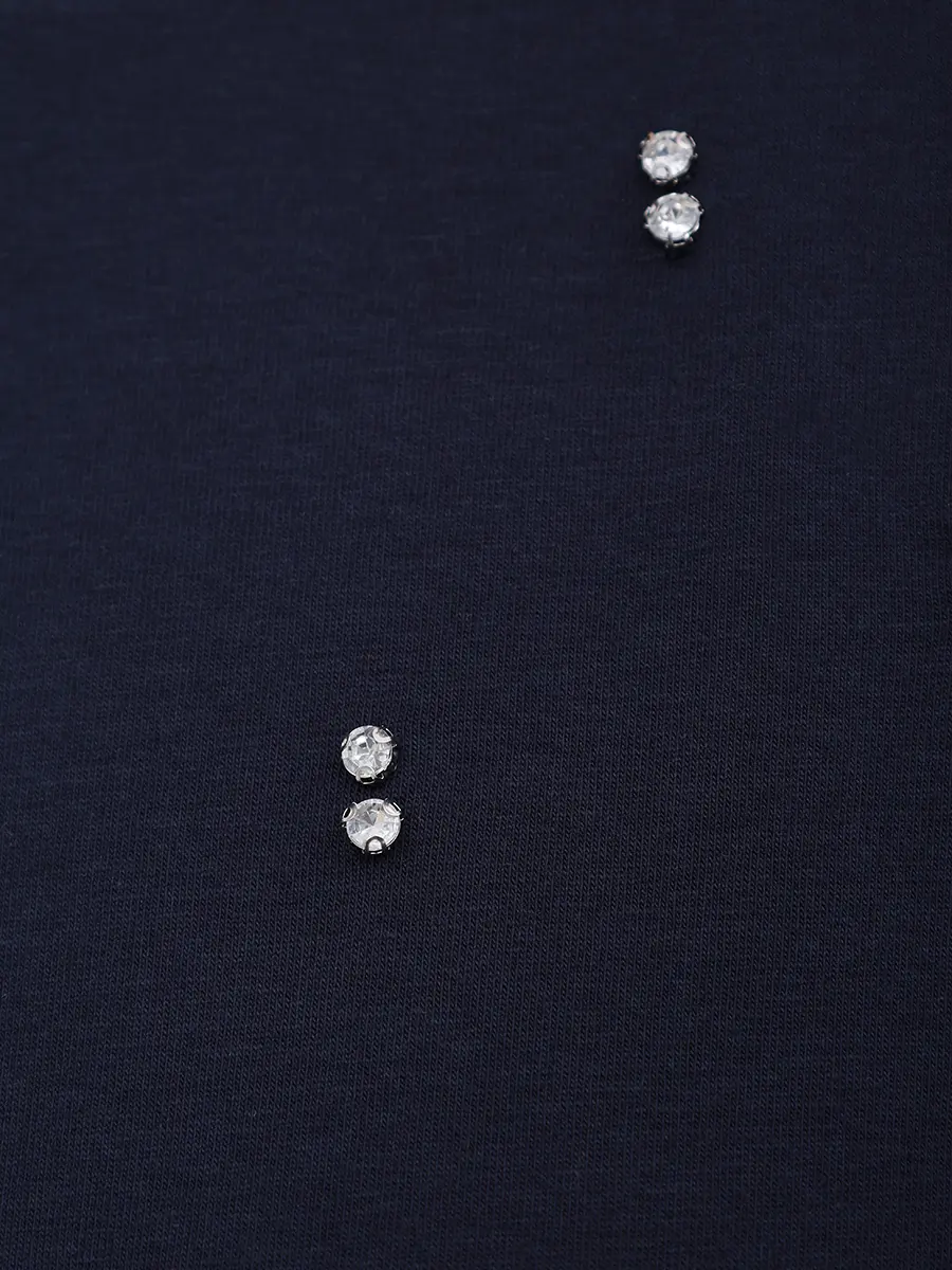 Футболка с кристаллами