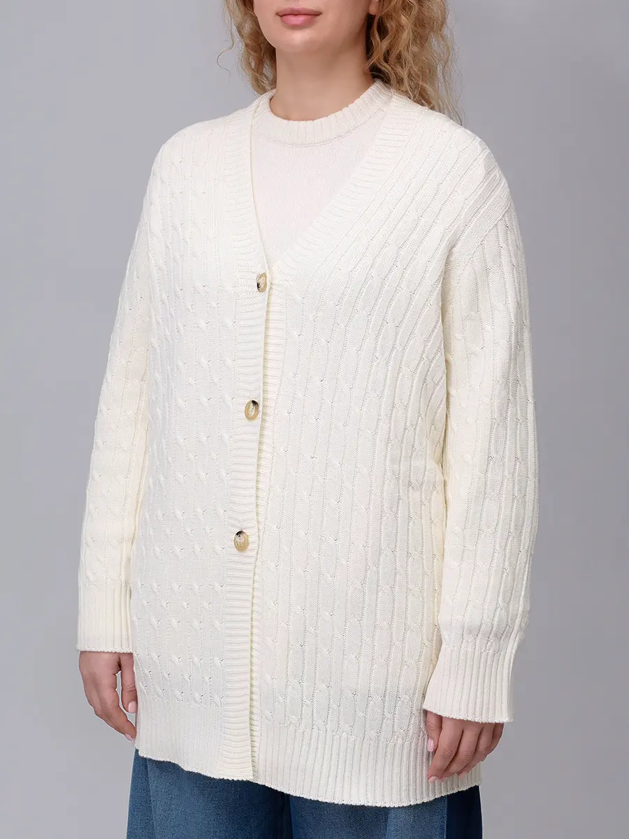 Кардиган вязаный